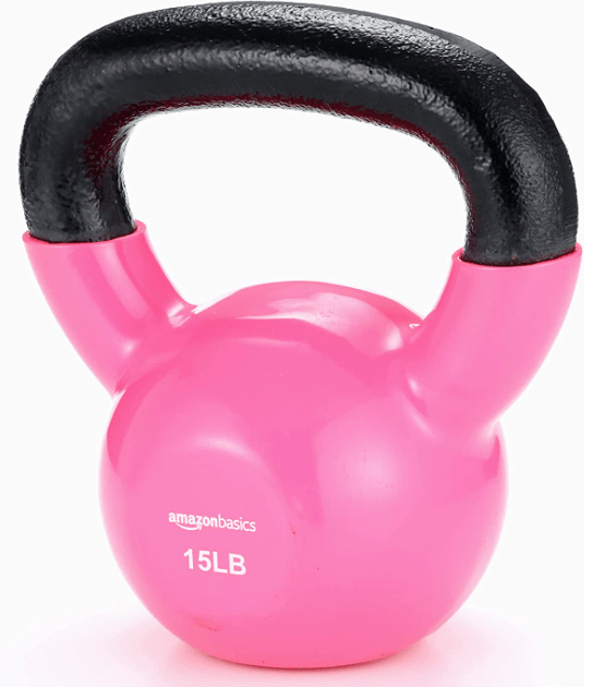 15lb kettlebell - at-home workout equipment for women